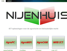 Tablet Screenshot of nijenhuis-ict.com